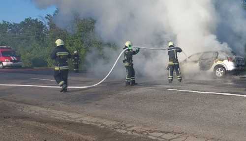 На об’їзній у Кропивницькому районі загасили автомобіль Opel Insigni (ФОТО) - INFBusiness