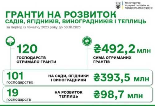 Гранти на садівництво отримали ще 4 агропідприємства - INFBusiness