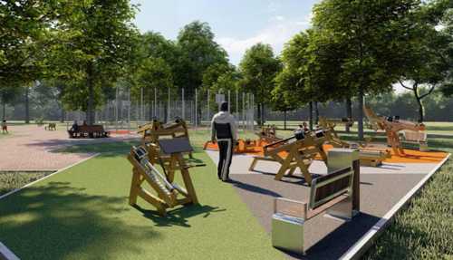 Ще три спортивні локації запрацюють незабаром в олександрійському парку Шевченка - INFBusiness