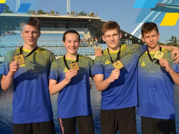 Збірна України здобула «золото» на юніорському Чемпіонаті Європи зі стрибків у воду - INFBusiness