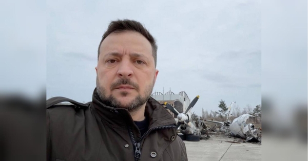 Боремось і переможемо: Зеленський звернувся до українців з Гостомеля (відео) - INFBusiness