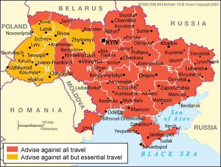 МЗС Британії дозволило поїздки до восьми областей України - INFBusiness