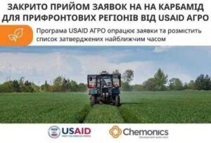 Закінчився прийом заявок на отримання мінеральних добрив від USAID АГРО