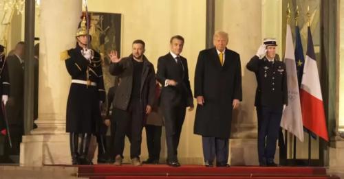 Зеленський зустрівся з Трампом та Макроном у Парижі - INFBusiness