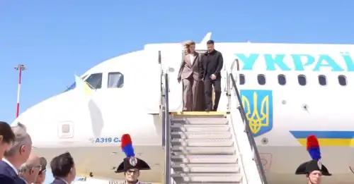 Зеленські прибули до Рима - INFBusiness