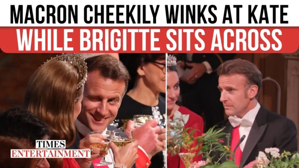 «Який огидний француз»: в Мережі обговорюють «флірт» Еммануеля Макрона із Кейт Міддлтон - INFBusiness