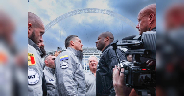 На перемогу Усика, на якого під час битви поглядів розкричався Дюбуа, вже поставили 500 тисяч доларів (відео) - INFBusiness