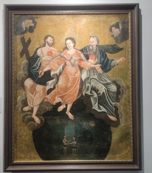 В лаврській колекції це єдина ікона з таким зображенням Святої Трійці. Фото Ігоря Осипчука