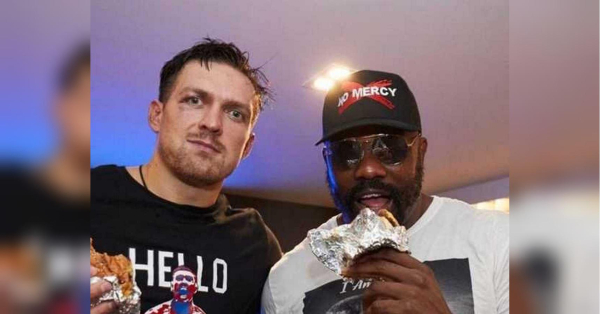 «Ні!»: Усик категорично відмовив у проханні легендарному британському боксеру (відео) - INFBusiness