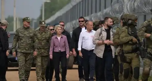 Туск і фон дер Ляєн відвідали кордон з Білоруссю попри попередження служби безпеки - INFBusiness