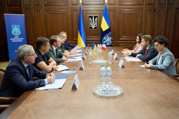 Воєнні злочини рф та майбутня робота Спецтрибуналу — головна тема зустрічі генпрокурора та посла Італії в Україні - INFBusiness
