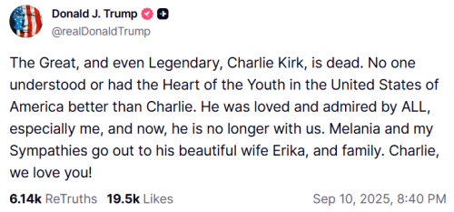 У США вбили активіста Чарлі Кірка, Трамп пообіцяв знайти кожного причетного - INFBusiness