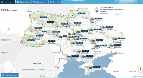 Літня спека ще затримається в Україні: прогноз синоптиків на перший тиждень вересня - INFBusiness