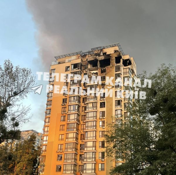 Будівля Кабміну спалахнула у Києві після нічної атаки ворога, є жертви (фото та відео) - INFBusiness