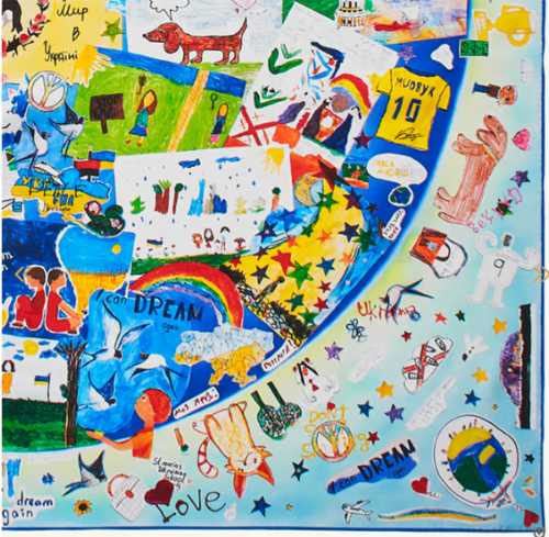 Меланії Трамп у Британії подарують особливу хустку, зроблену руками українських дітей - INFBusiness