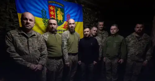 Зеленський прибув на Оріхівський напрямок - INFBusiness