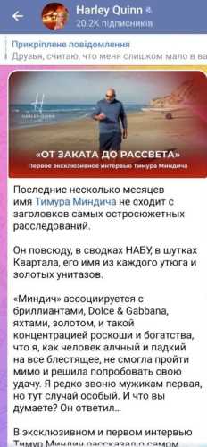 «Якби Ткач підійшов на 20 хвилин пізніше, я виходив би з моря в плавках»: у ЗМІ з’явився коментар Міндіча про зустріч з журналістом в Ізраїлі - INFBusiness