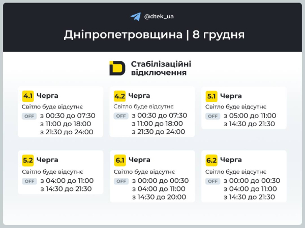 До 16 годин без світла: енергетики оприлюднили графіки відключень на цілий день - INFBusiness