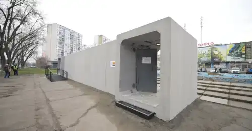 У Києві встановили перше мобільне укриття - INFBusiness