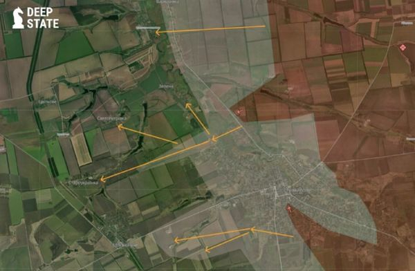 росія захопила Андріївку на Сумщині та просунулася на Донеччині — DeepState - INFBusiness