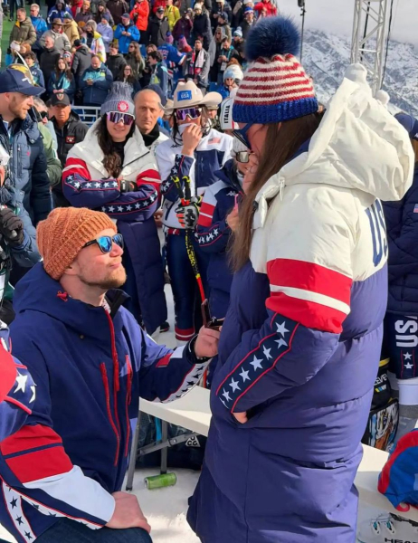 Олімпійська чемпіонка погодилася вийти заміж одразу після падіння на трасі (фото) - INFBusiness