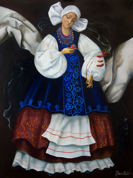 Зима у серії «Пори року», за словами української мисткині, постає як стан глибокої тиші «Чимало людей, дивлячись на мою картину „Бабуся Зима“, згадують своїх бабусь», — мисткиня Ольга Ковтун - INFBusiness