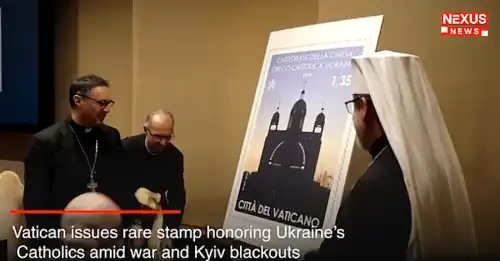Ватикан випустив поштову марку, присвячену 4-й річниці війні в Україні - INFBusiness