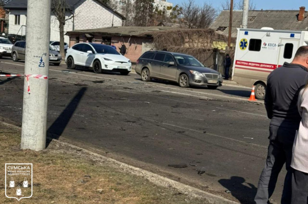 Фото МВА Росіяни вдарили дроном по центру Сум (фото, відео) - INFBusiness