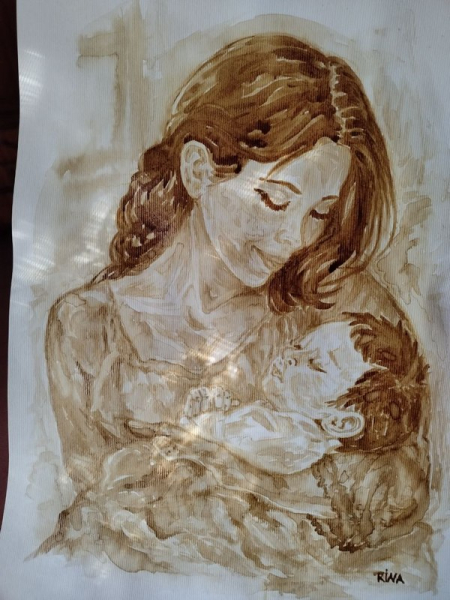 «Кава — це не фарба, а жива біоенергетична субстанція»: у Полтаві науковиця створює неймовірні картини, що оживають у смартфонах - INFBusiness