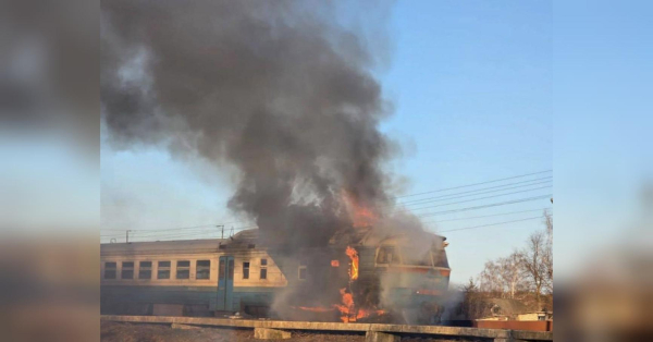 Російський дрон вдарив по електричці під Сумами - INFBusiness