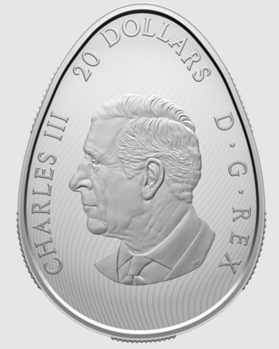 Канада випустила колекційну срібну монету у формі української писанки - INFBusiness