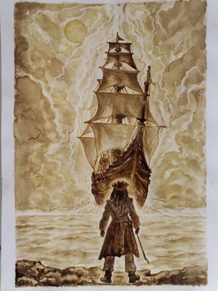 «Кава — це не фарба, а жива біоенергетична субстанція»: у Полтаві науковиця створює неймовірні картини, що оживають у смартфонах - INFBusiness