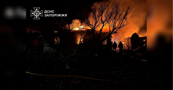 Вночі ворог масовано атакував безпілотниками Запоріжжя: у місті пожежі, є постраждалі (фото, відео) - INFBusiness