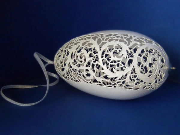 «Мої ажурні писанки — спроба перенести мереживні візерунки на яєчну шкаралупу», — майстриня Богуслава Юстина Голень - INFBusiness