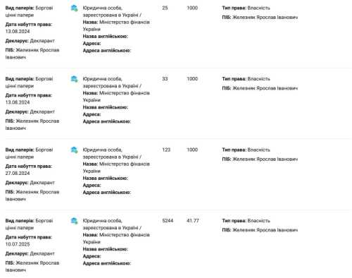 ЗМІ повідомили про незадекларовані мільйони у Железняка на купівлю облігацій: НАЗК має розібратися - INFBusiness