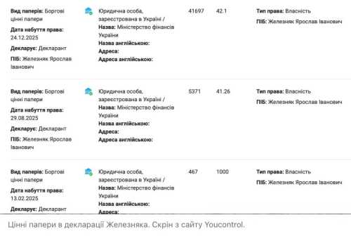 ЗМІ повідомили про незадекларовані мільйони у Железняка на купівлю облігацій: НАЗК має розібратися - INFBusiness
