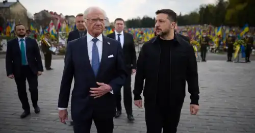 Король Швеції Карл XVI Густав прибув до України вперше від початку повномасштабної війни - INFBusiness