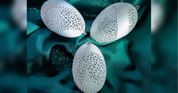 «Мої ажурні писанки — спроба перенести мереживні візерунки на яєчну шкаралупу», — майстриня Богуслава Юстина Голень - INFBusiness