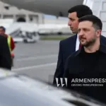 Володимир Зеленський вперше прибув до Вірменії - INFBusiness