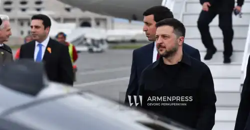 Володимир Зеленський вперше прибув до Вірменії - INFBusiness