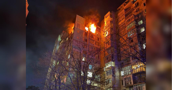 Нічна атака ворога: руйнування у Харкові та Сумах, в Одесі горіли висотки (фото, відео) - INFBusiness