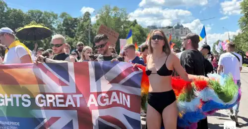 Фото: facebook.com/hromadskeua У Києві пройшов десятий КиївПрайд, який також зібрав своїх противників, зокрема Корчинського - INFBusiness