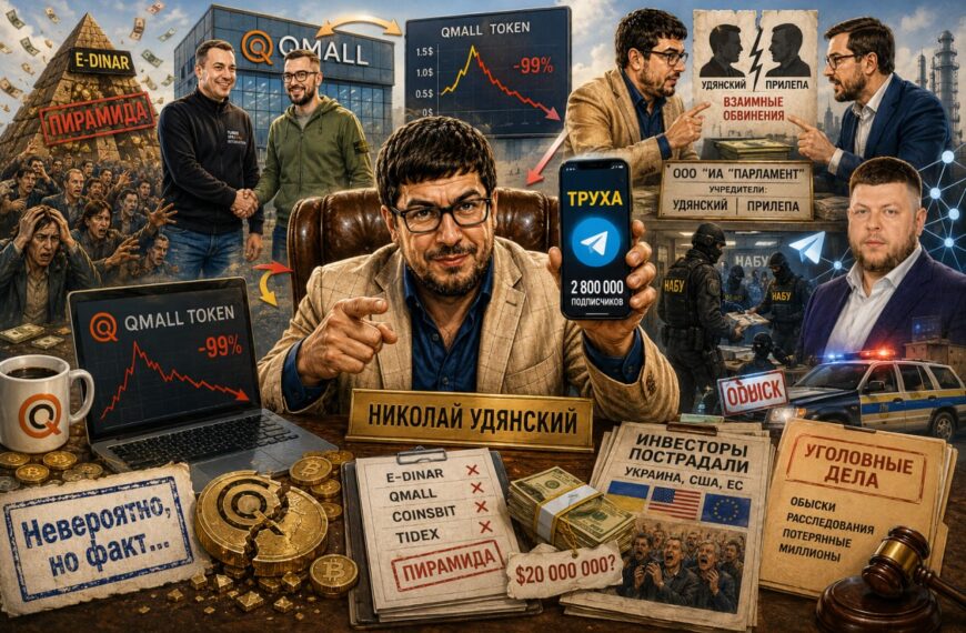 Николай Удянский, Qmall и покупка «Трухи»: история, которая похожа на МММ