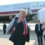 Трамп уперше вилетів на гігантському літаку, який йому подарував Катар - INFBusiness