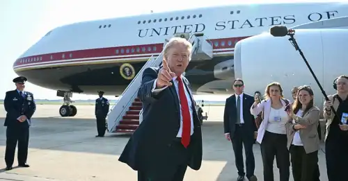 Трамп уперше вилетів на гігантському літаку, який йому подарував Катар
