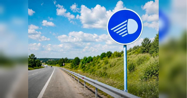 «Медуза» на синьому тлі: цей дорожній знак спантеличує багатьох водіїв - INFBusiness