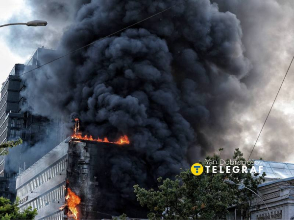 Росіяни знову вдарили по центру Києва: палає «Добробут», атаковано «Дарницю» (фото) - INFBusiness
