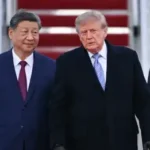 Трамп особисто зустрів Сі Цзіньпіна біля трапу літака на базі Ендрюс - INFBusiness
