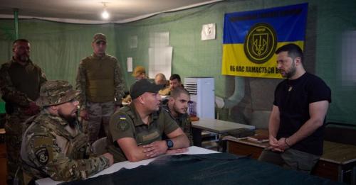 Зеленський відвідав штаби бригад у Запорізькій області - INFBusiness